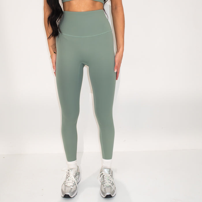 Womens Sage Activewear Set | Top & Leggings