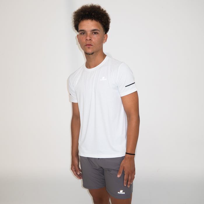 Mens Active T-shirt | Bright White